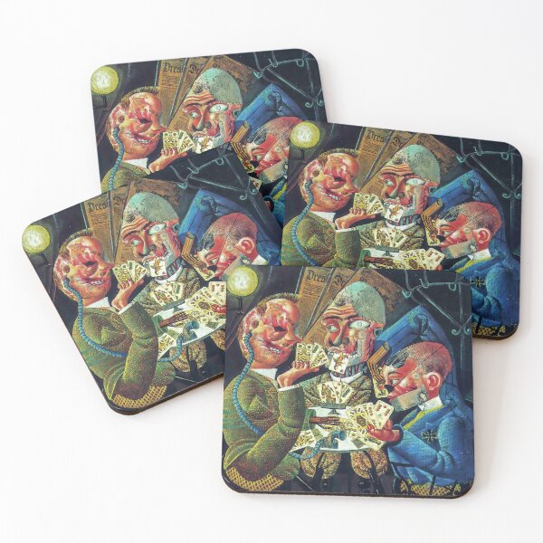 Item preview, The Skat Players (1920), Dadaism painting by Otto Dix designed and sold by Gabriel S.
