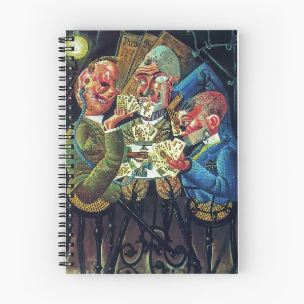 Item preview, The Skat Players (1920), Dadaism painting by Otto Dix designed and sold by Gabriel S.