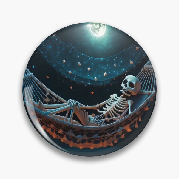 Item preview,  Moonlit Hammock Skeleton designed and sold by shadowartsss.