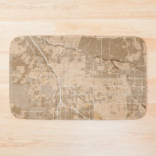 Item preview, Map of Tucson (Arizona, USA) in sepia vintage style designed and sold by blursbyai.