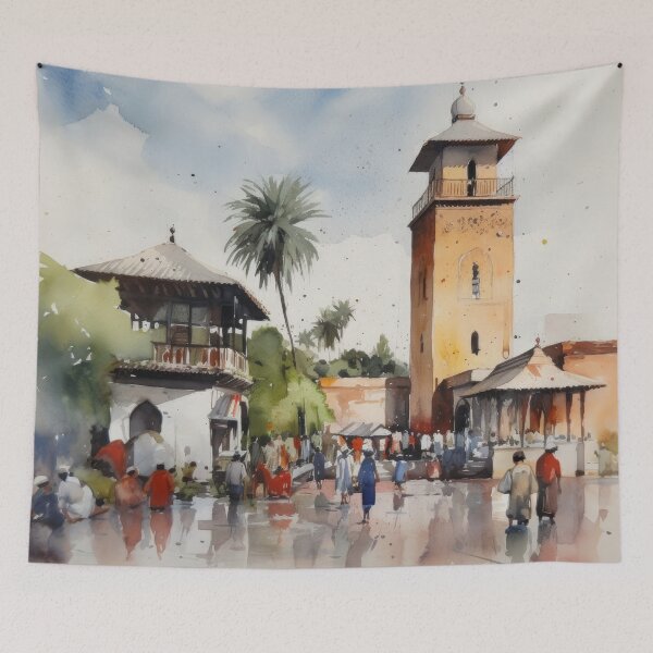 Aperçu de l'œuvre Marrakech Maroc créée et vendue par Vanover Designs.