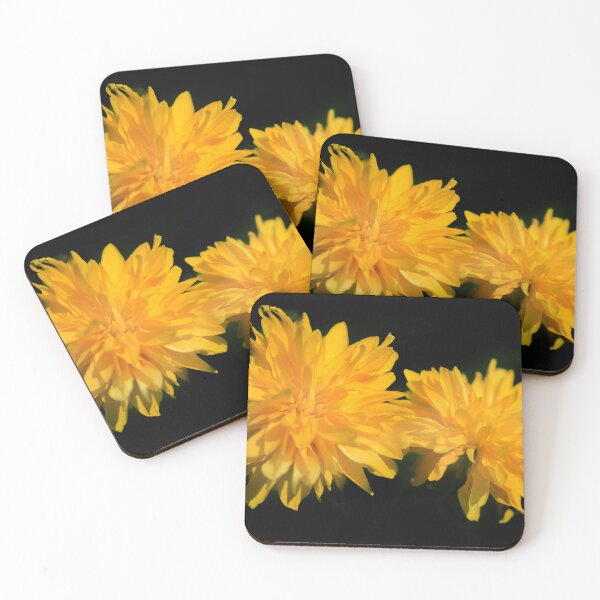 Item preview, Orange flowers on black background designed and sold by olena2552.
