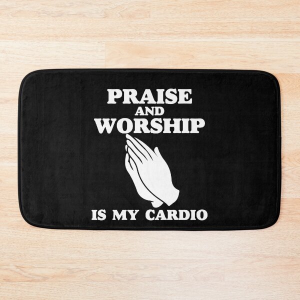 Item preview, Praise And Worship Is My Cardio Religious Inspiring Quotes Gift designed and sold by TMelonShop.