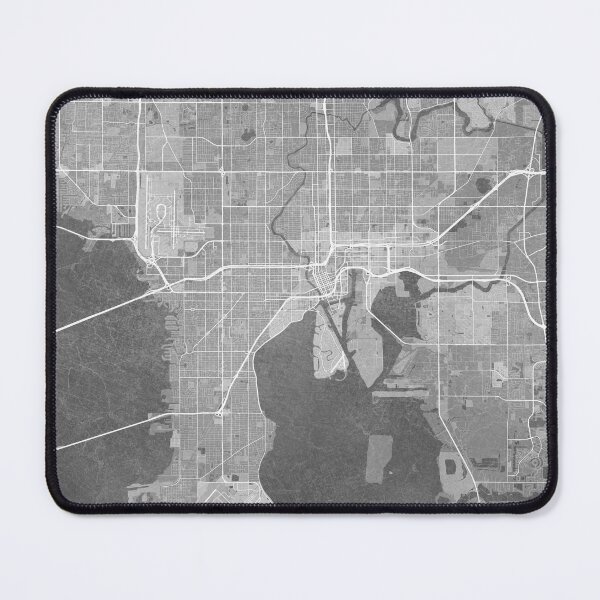 Item preview, Map of Tampa (FL, USA) in gray vintage style designed and sold by blursbyai.