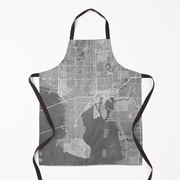 Item preview, Map of Tampa (FL, USA) in gray vintage style designed and sold by blursbyai.