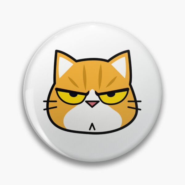 Item preview, Orange Frowning Cat designed and sold by kyokyyosei.