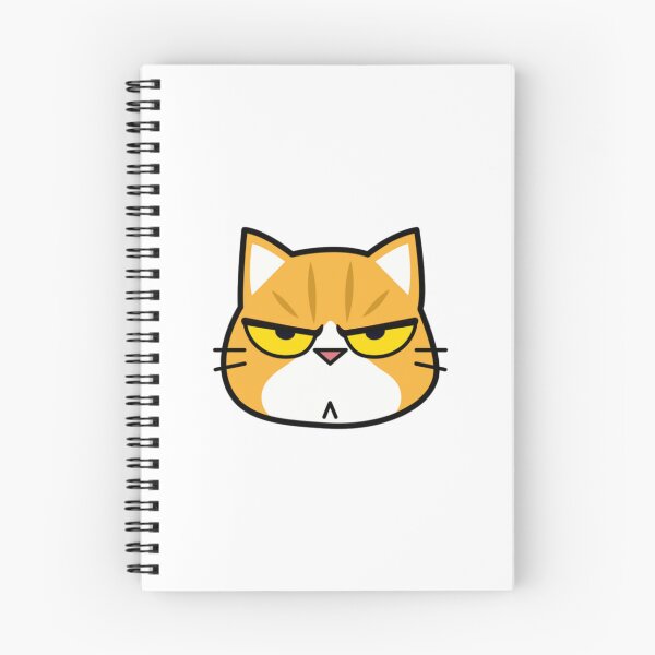 Item preview, Orange Frowning Cat designed and sold by kyokyyosei.