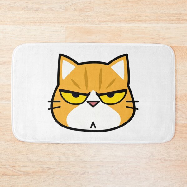 Item preview, Orange Frowning Cat designed and sold by kyokyyosei.