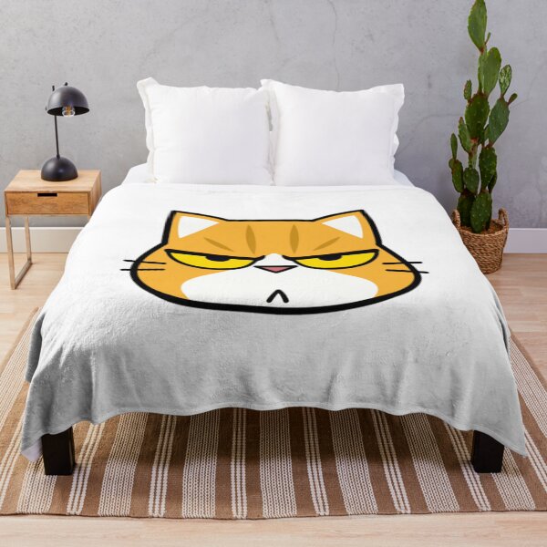 Item preview, Orange Frowning Cat designed and sold by kyokyyosei.