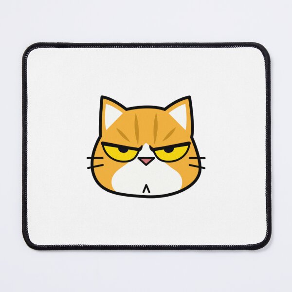 Item preview, Orange Frowning Cat designed and sold by kyokyyosei.