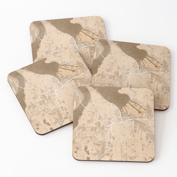 Item preview, Mapa de Tacoma (WA, EE. UU.) en estilo vintage sepia designed and sold by blursbyai.