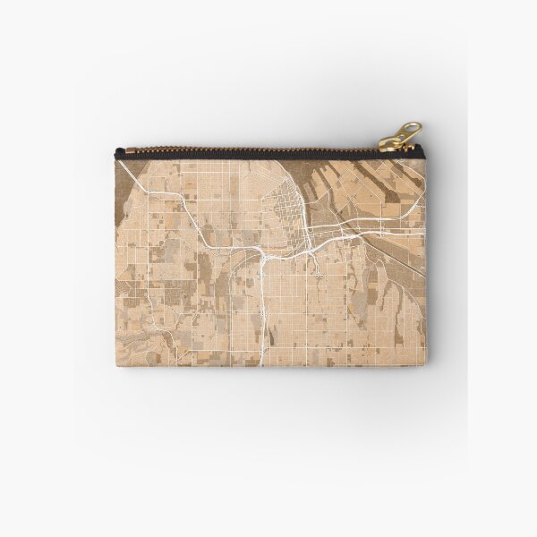 Item preview, Map of Tacoma (WA, USA) in sepia vintage style designed and sold by blursbyai.