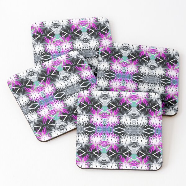 Item preview, Black, White and Pink Flowers 1 designed and sold by NyxSunflower.