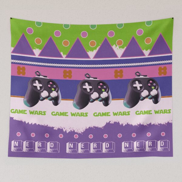 Item preview, Game wars, retro console, nerd designed and sold by Mauswohn.