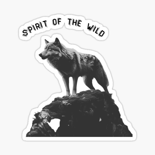Item preview, Spirit of the Wild: Majestic Wolf designed and sold by ImaginVibes.