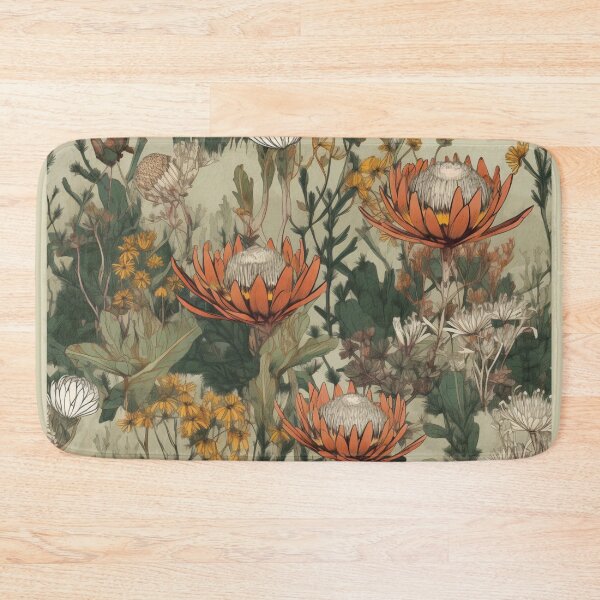 Item preview, Fine fynbos beige designed and sold by Lillypot-Prints.
