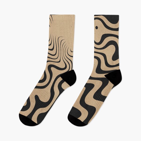 Item preview, Psychedelic sixties - wavy lines - beatnik vintage design - 1960s - space age designed and sold by Luzi Illustrella.