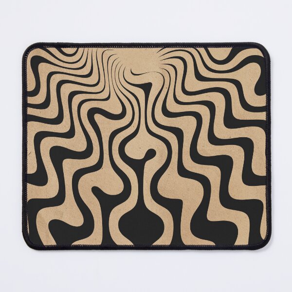 Item preview, Psychedelic sixties - wavy lines - beatnik vintage design - 1960s - space age designed and sold by Luzi Illustrella.