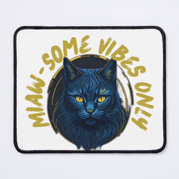 Item preview, cat miaw Lovers T-Shirts ,Miaw-Some Vibes Only Tdhirt designed and sold by TshirtWing.
