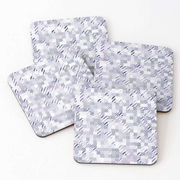 Item preview, Pattern with purple, cyan, blue, white colors star, lines designed and sold by Plessmo.