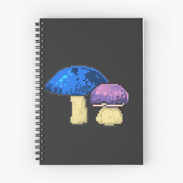 Item preview, Glowing mushrooms pixelart design designed and sold by ManicDesignz.