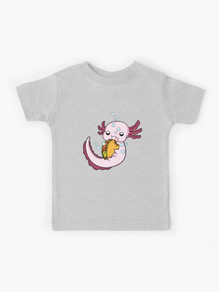 Funny Axolotl Gifts Kids This Is How I Roll Axolotl Kids T-Shirt