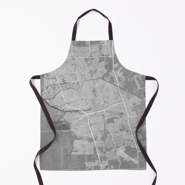 Item preview, Map of Stockton (CA, USA) in gray vintage style designed and sold by blursbyai.