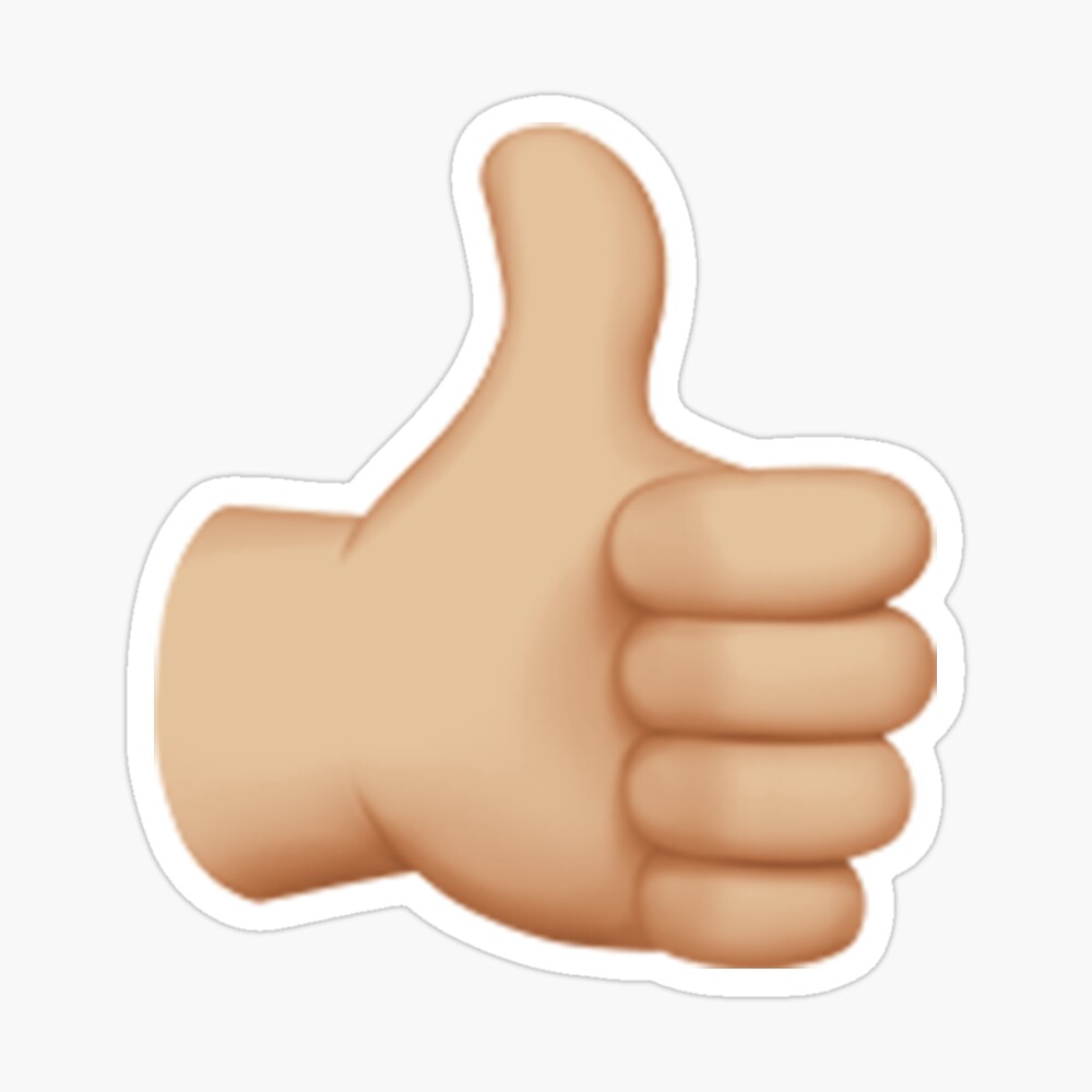 Thumbs Up Emoji Photographic Print By Emojiqueen Redbubble