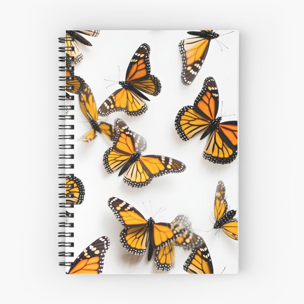 Item preview, Bright Monarch Butterflies Pattern designed and sold by Wonder Of Light.