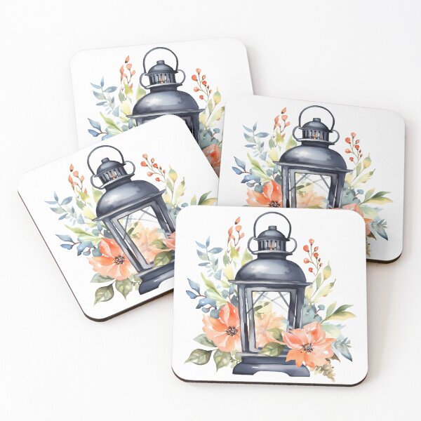 Item preview, Enchanting Watercolor Cottagecore Lantern Sketch designed and sold by DapperDanForge.