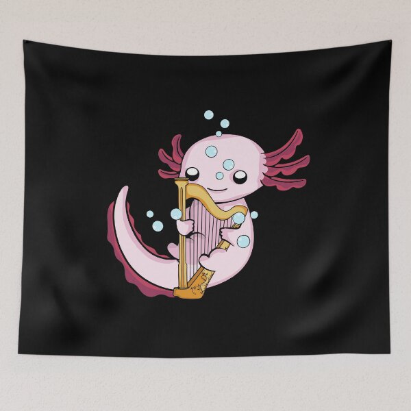 Item preview, Harp Player Gift Girls Harpist Axolotl Lover Harp designed and sold by DSWShirts.