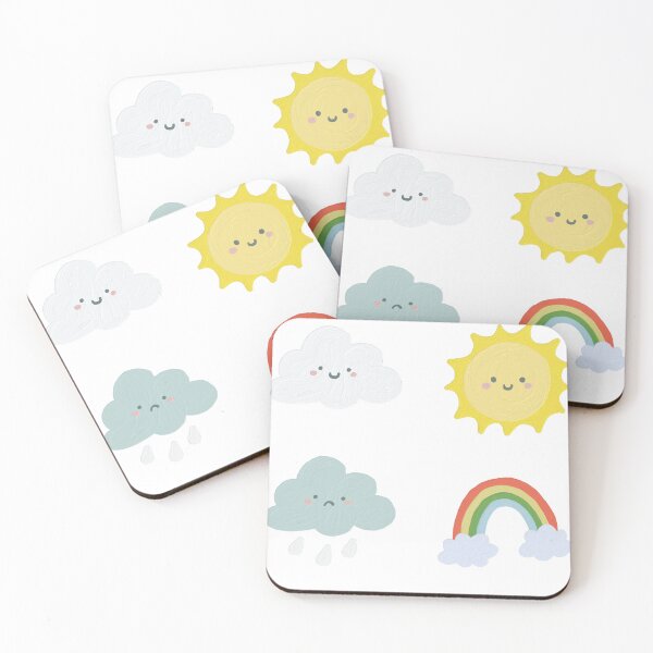 Item preview, Cute Weather Drawings designed and sold by My Artprintz.