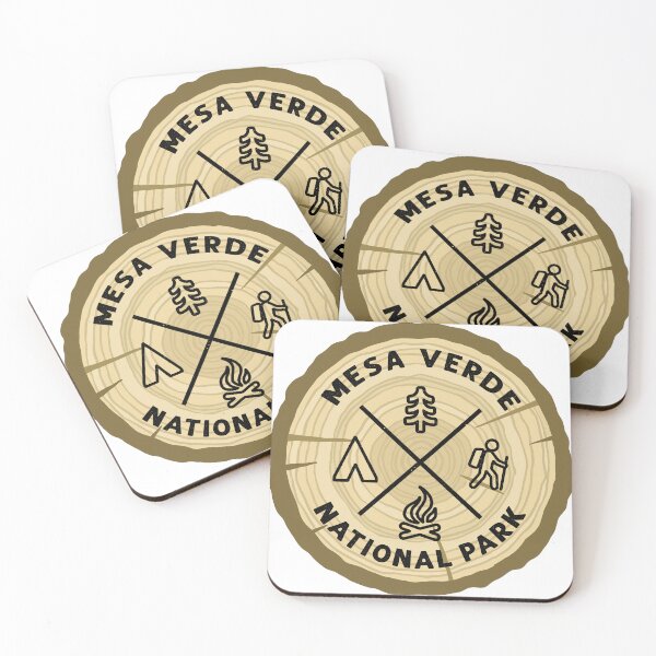 Item preview, Mesa Verde National Park Log Slice designed and sold by VanyaKar.
