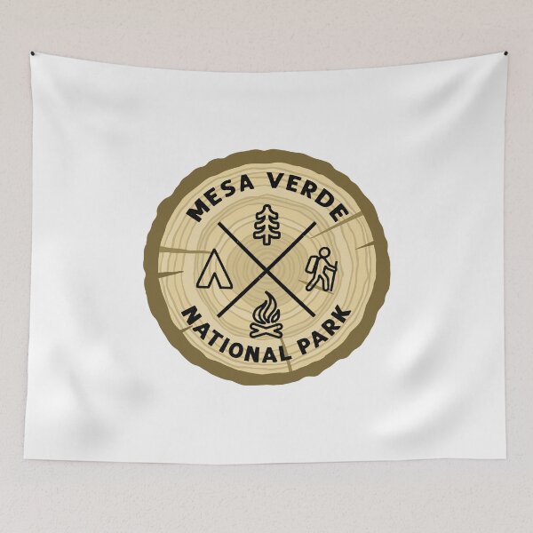 Item preview, Mesa Verde National Park Log Slice designed and sold by VanyaKar.