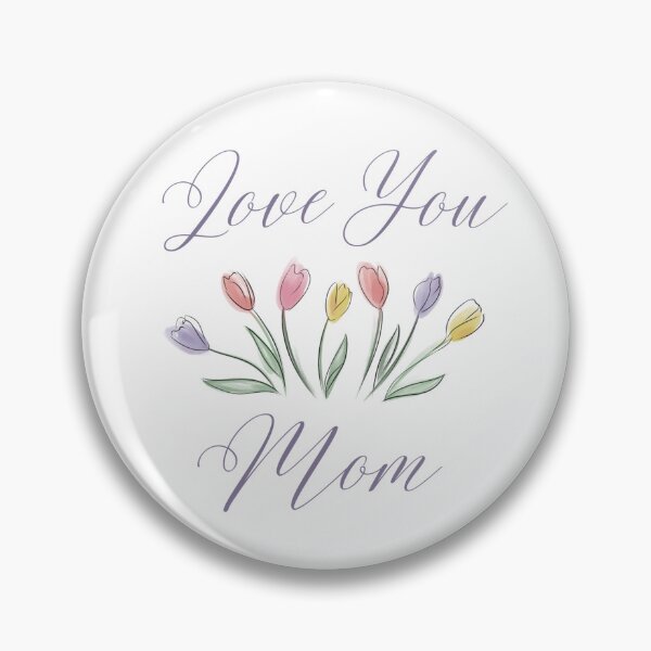 Item preview, I love you mom designed and sold by HidingHeide.