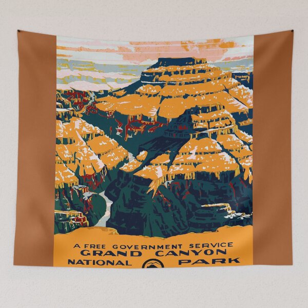Item preview, WPA Poster—The Grand Canyon designed and sold by Chuck Mountain Poster Art.