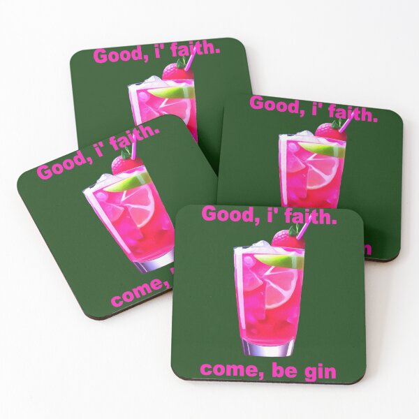 Item preview, Good, i' Faith. Come, Be Gin Fun Shakespeare Quote   designed and sold by taiche.