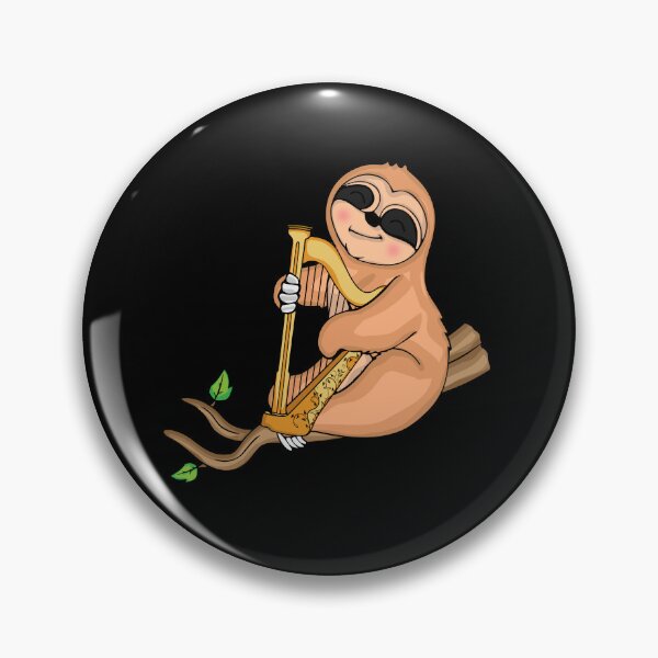 Item preview, Harp Player Gift Girls Harpist Sloth Lover Harp designed and sold by DSWShirts.