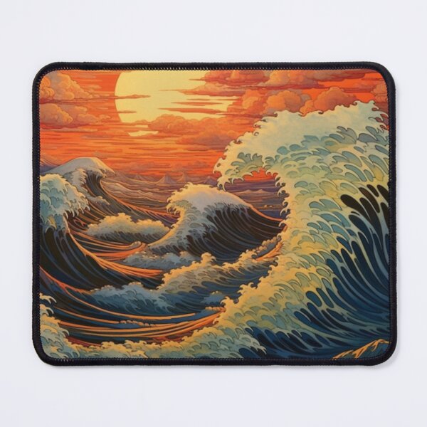 Item preview, The Great Wave Of Pug Pattern designed and sold by Nice En.