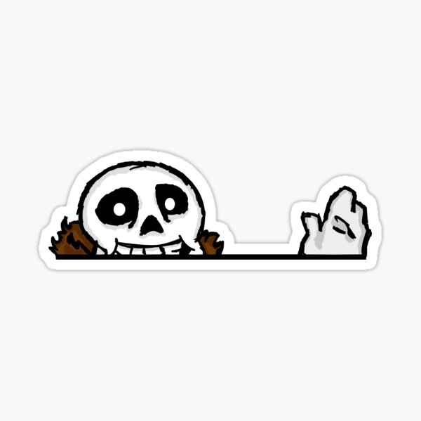  Undertale - Sans and Papyrus Sticker Bumper Sticker