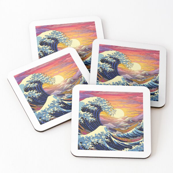 Item preview, The Great Wave Of Pug Pattern designed and sold by Nice En.
