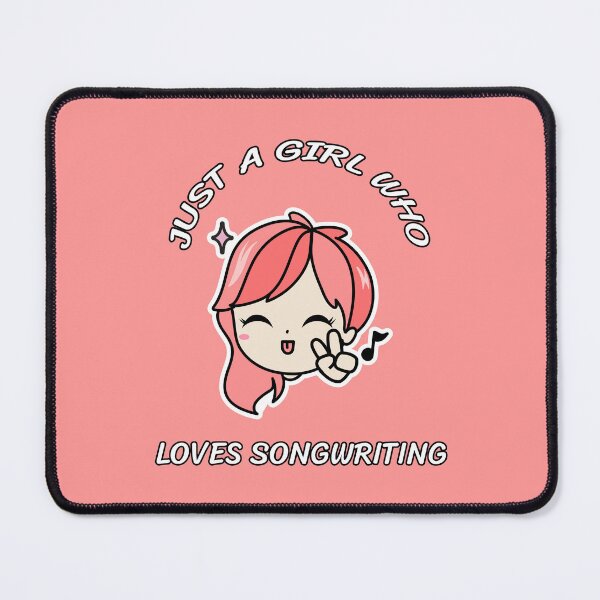 Item preview, Just a Girl Who Loves Song Writing Cute Anime designed and sold by Winter--Flowers.