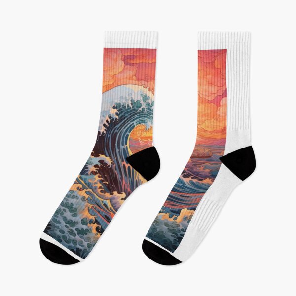 Item preview, The Great Wave Of Pug Pattern designed and sold by Nice En.