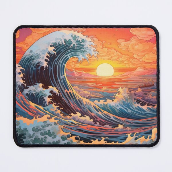 Item preview, The Great Wave Of Pug Pattern designed and sold by Nice En.