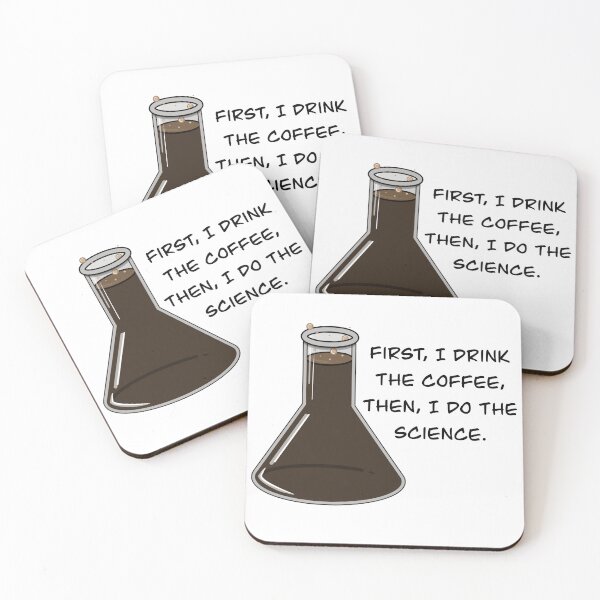 Item preview, Copy of first i drink the coffee then i do the science designed and sold by The Mor Sisters    Tzurit & Carmel.