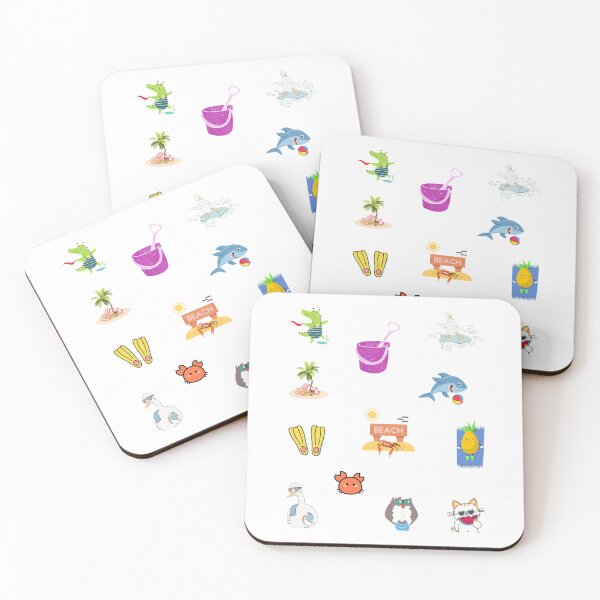 Item preview, Welcome Summer 2023, summer time, beach day, cute s ( pack)(4) designed and sold by halinh99.