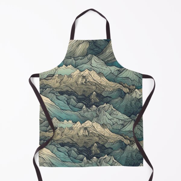 Item preview, Blue Polygon Mountain Range | Hike Camper Art designed and sold by JFFStore.