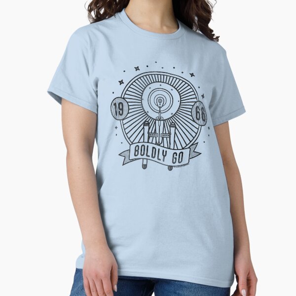 Item preview, Star Trek: The Original Series Retro 1966 Collegiate Boldly Go designed and sold by FifthSun.