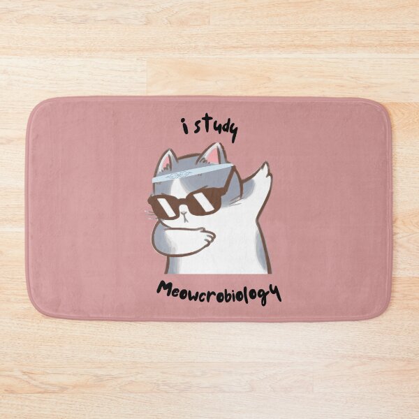 Item preview, I study meowcrobiology, cat themed design, cute, kawaii designed and sold by Girly-Universe.