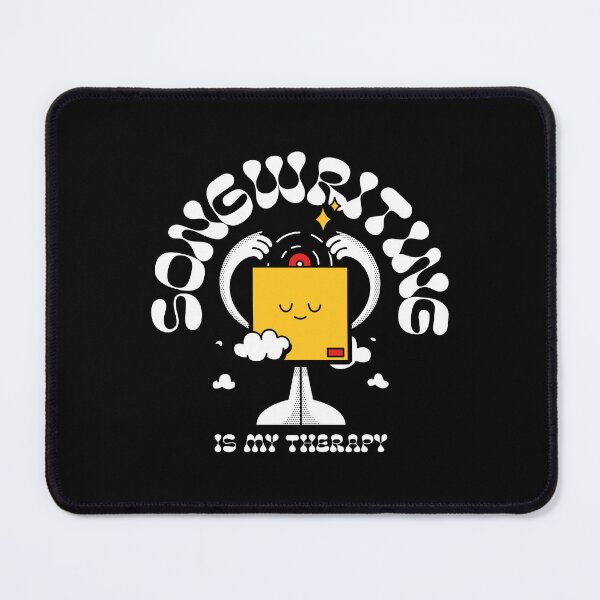 Item preview, Songwriting Is My Therapy Cute Vinyl Music Design designed and sold by Winter--Flowers.